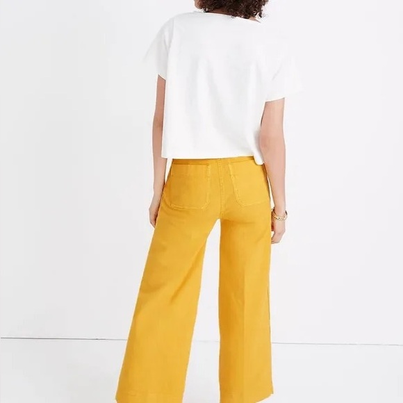 Madewell Emmett Wide Leg Crop Pants - Picture 3 of 8